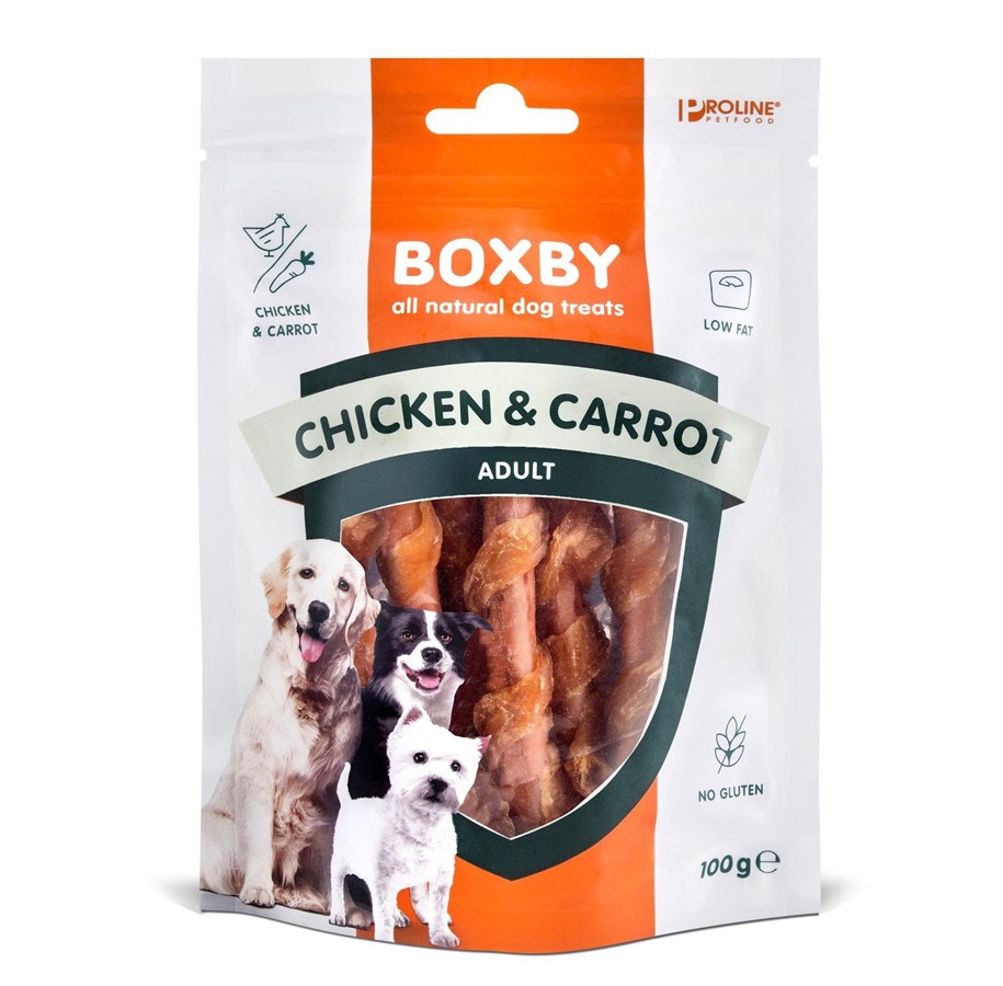Hunde - BOXBY Kylling & Gulerod 100g. - 10860
