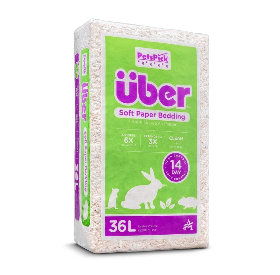 Nagetiere - Über Papirstrøelse 36 L Hvid - 80500PWUBPK