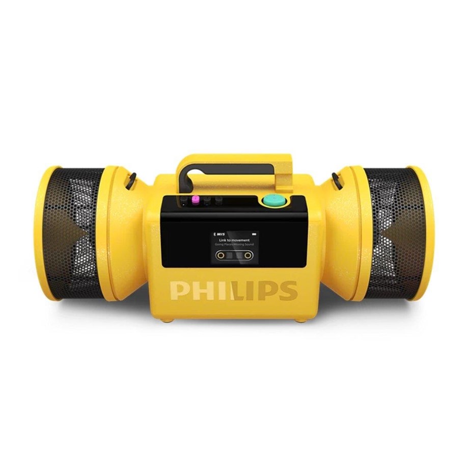 Tragbare & Party-Lautsprecher - Philips TAMS80 - The Tube Boombox - Yellow - TAMS80Y/00