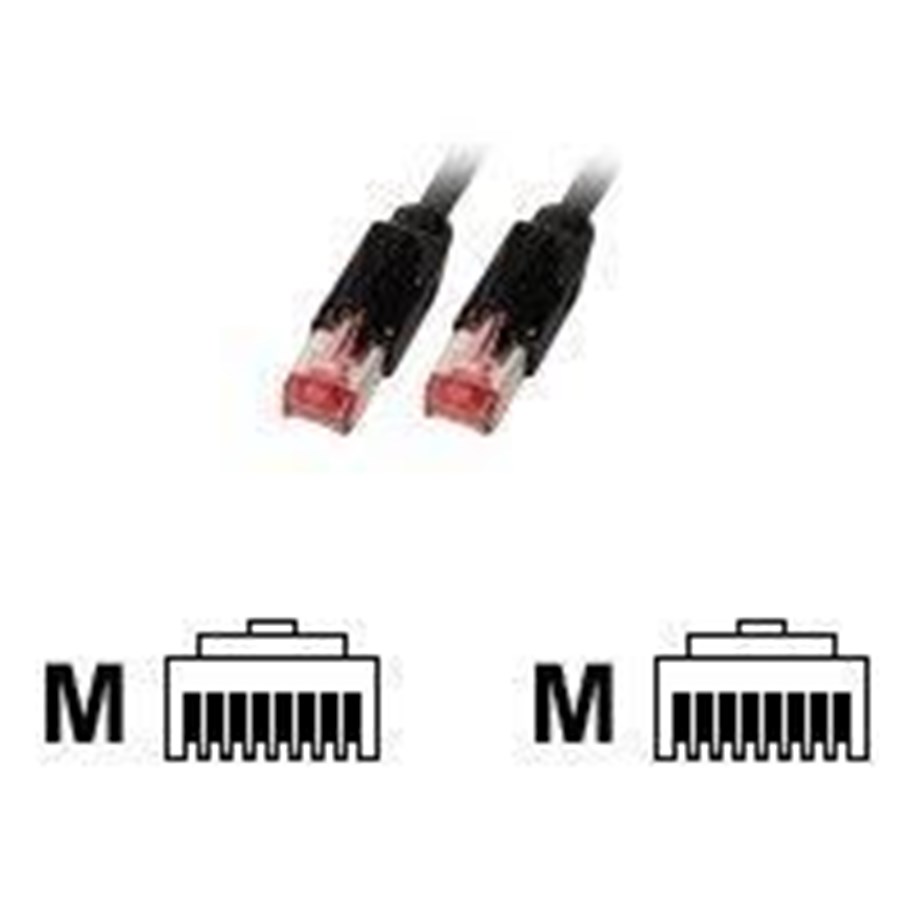 Netzwerk - Kabel - EFB NORDIC EFB-Elektronik patch cable - 10 m - black - Schwarz - 10m - K8050.10