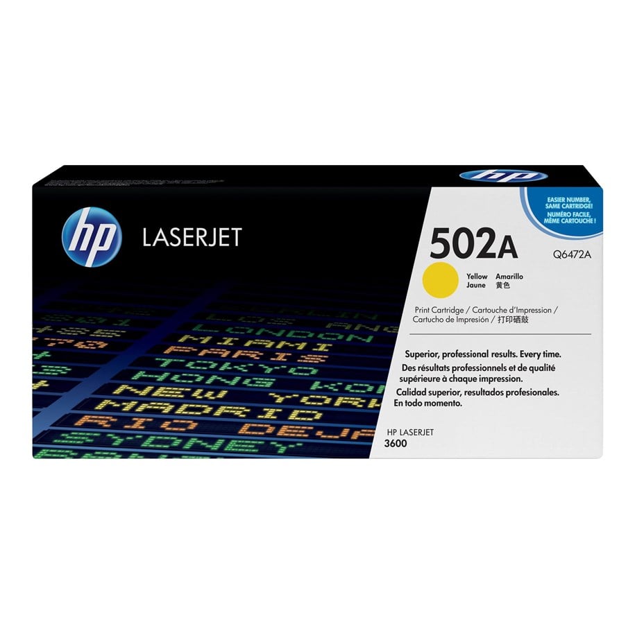 Druckerzubehör - Tinte & Toner - HP 502A / Q6472A Yellow Toner - Q6472A