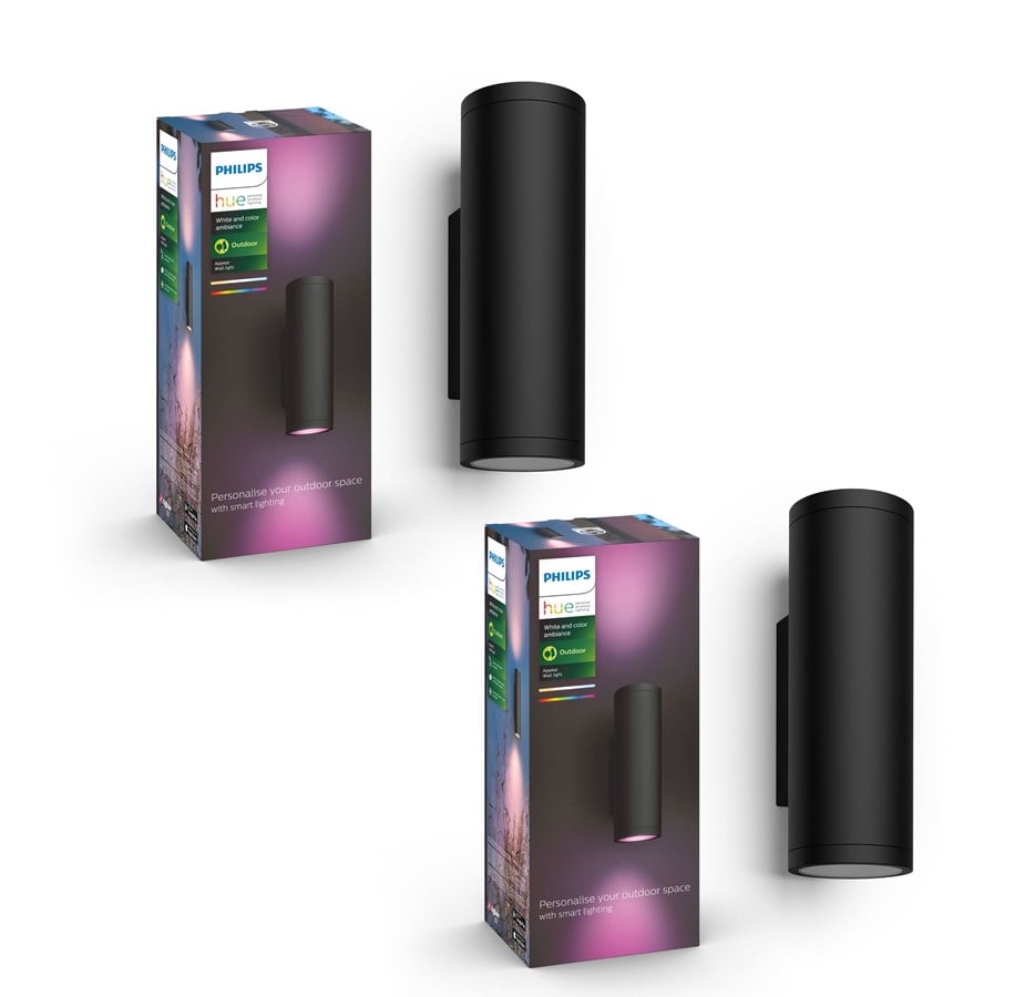 Smart-Home - Philips Hue Appear Black – Double wall light bundle - 8500993