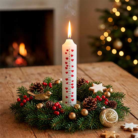 Asp Holmblad - Weihnachtskerzen