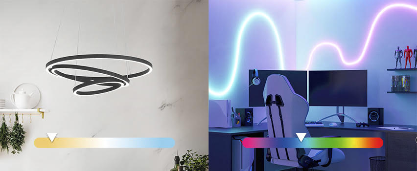 Fülle von Möglichkeiten in der Smart Home Beleuchtung LifeStyle