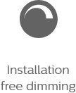 Philips Hue Installation free dimming