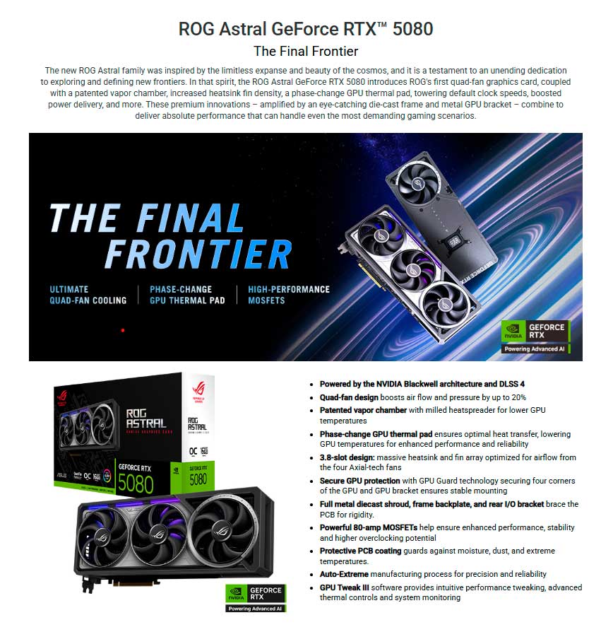 lifestyle image of RTX 5080