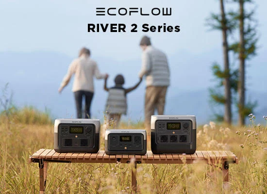 EcoFlow RIVER 2 Series Powerstations – drei Modelle für Familiencamping in der Natur