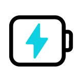 EcoFlow Symbol für schnelles Laden
