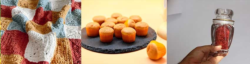 Ein handgewebter Teppich, selbstgebackene Muffins und deine eigene Gewürzmischung zeigen Liebe und Aufmerksamkeit fürs Zuhause.